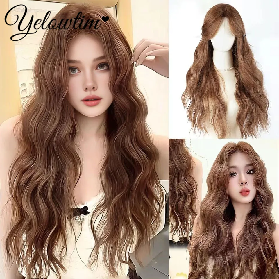 LM Long Wavy Brown Synthetic Lace Front Wigs Middle Part Natural Wig Heat Resistant Cosplay Party Daily Hair Wig for Women
LM Long Wavy Brown Synthetic Lace Front Wigs Middle Part Natural Wig Heat Resistant Cosplay Party Daily Hair Wig for Women