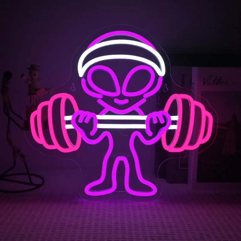 Dumbbell Alien Neon Sign Shop Bar Wall Hanging Decor Teen Game Room Decor Hip Hop Neon Signs Party Bedroom Wall Decor
Dumbbell Alien Neon Sign Shop Bar Wall Hanging Decor Teen Game Room Decor Hip Hop Neon Signs Party Bedroom Wall Decor