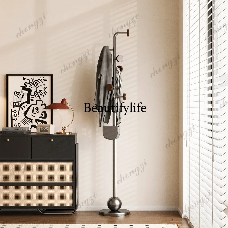 Retro small hanger floor-to-ceiling bedroom pole-type living room walnut hanger advanced minimalist vertical
Retro small hanger floor-to-ceiling bedroom pole-type living room walnut hanger advanced minimalist vertical