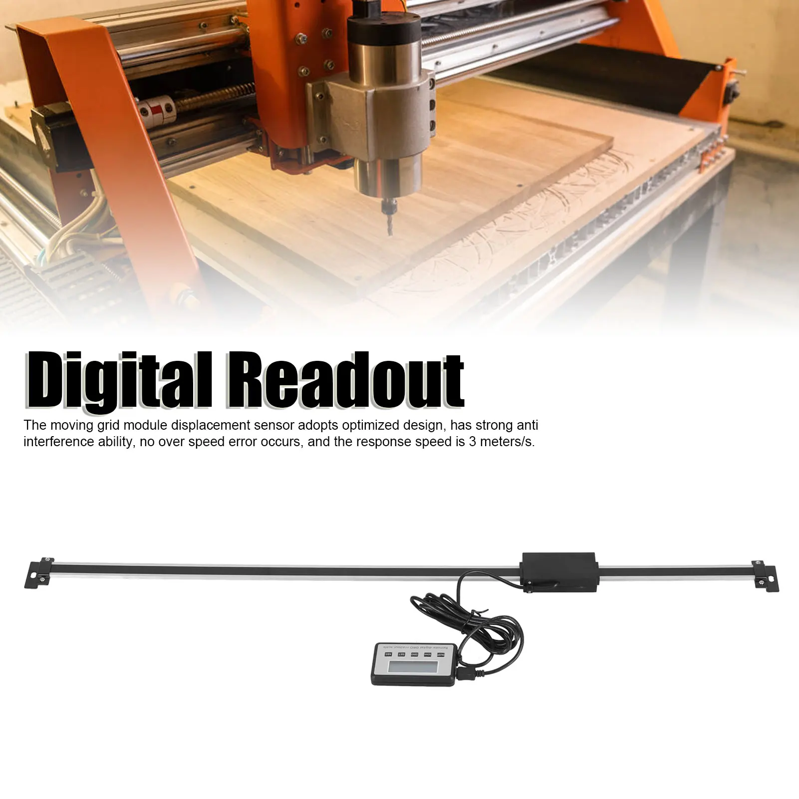 Digital Readout Linear Metric Imperial Linears Scale with Digital Display for Lathe Milling Machines Digital Readout
Digital Readout Linear Metric Imperial Linears Scale with Digital Display for Lathe Milling Machines Digital Readout