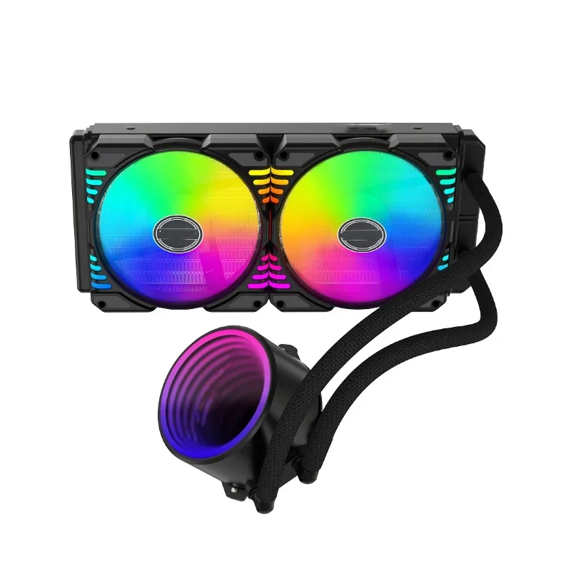Low Moq Customized Water Cooler 240mm Aio Liquid Cooler Cpu With Display Screen Argb for Computer Case Gaming With Led Display
Low Moq Customized Water Cooler 240mm Aio Liquid Cooler Cpu With Display Screen Argb for Computer Case Gaming With Led Display