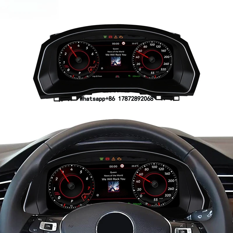 Ghive 12.3" Speedometer LCD Digital Cluster Car Virtual Cockpit Dashboard for VW Magotan B8
Ghive 12.3" Speedometer LCD Digital Cluster Car Virtual Cockpit Dashboard for VW Magotan B8