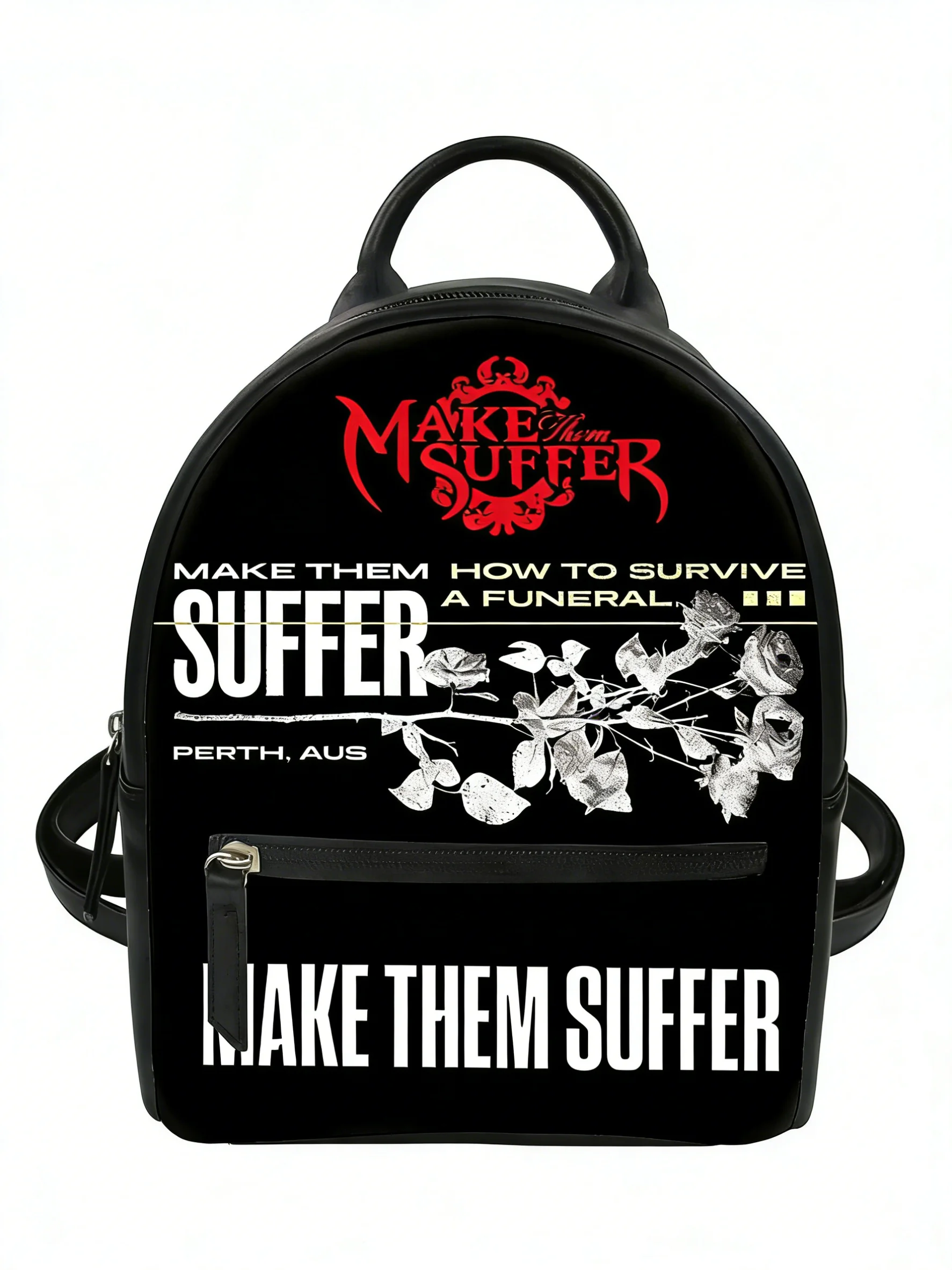 Рюкзак-сумка Make Them Suffer Metal Band, женский школьный рюкзак Carter, двойная наплечная сумка, мини-рюкзак, кожаная дорожная сумка
Рюкзак-сумка Make Them Suffer Metal Band, женский школьный рюкзак Carter, двойная наплечная сумка, мини-рюкзак, кожаная дорожная сумка
