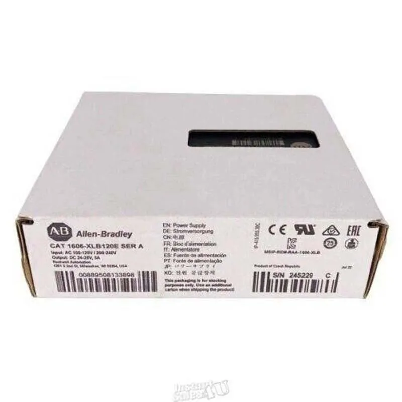 New Original 1606-XLB120E 1606-XLB240E 1606-XLE240EN Allen-Bradley POINT I/O Modules EtherNet/IP
New Original 1606-XLB120E 1606-XLB240E 1606-XLE240EN Allen-Bradley POINT I/O Modules EtherNet/IP