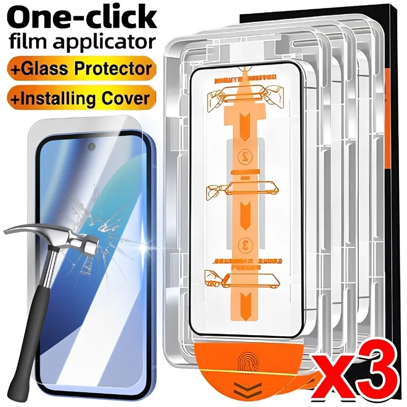 1/2/3Pcs Dust Free Easy Installation Tempered Glass Screen Protector for Google Pixel 10A Full Cover Protective Glass Accessorie
1/2/3Pcs Dust Free Easy Installation Tempered Glass Screen Protector for Google Pixel 10A Full Cover Protective Glass Accessorie