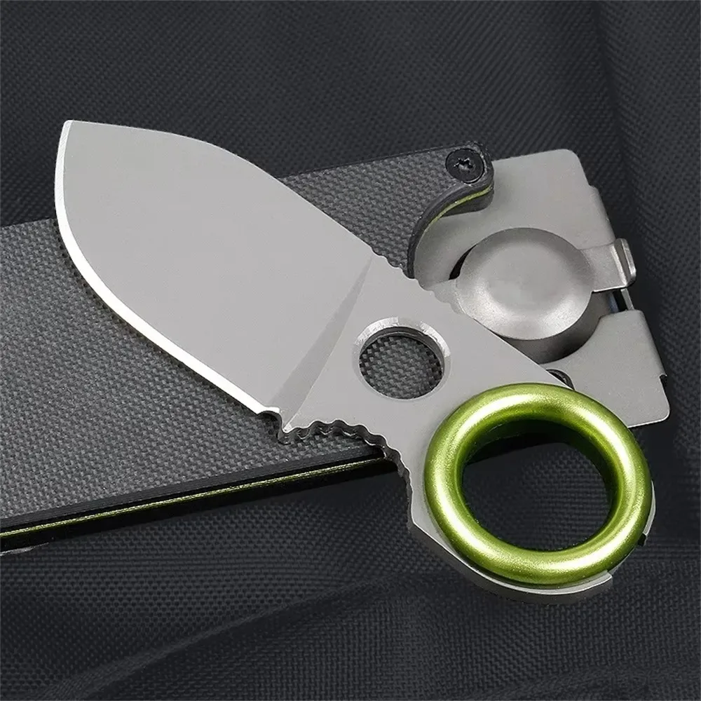 Mini EDC Ring Fixed Blade Knife Stainless Steel Pocket Knife Portable Tool for Unpacking Outdoor & Everyday Carry Camping Knives
Mini EDC Ring Fixed Blade Knife Stainless Steel Pocket Knife Portable Tool for Unpacking Outdoor & Everyday Carry Camping Knives