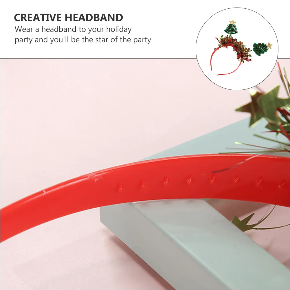 1pc Xmas Tree Headband Christmas Hair Hoop Party Hairband Creative Headdress For Holiday Family Gathering Decor Hair Clasp Party
1pc Xmas Tree Headband Christmas Hair Hoop Party Hairband Creative Headdress For Holiday Family Gathering Decor Hair Clasp Party