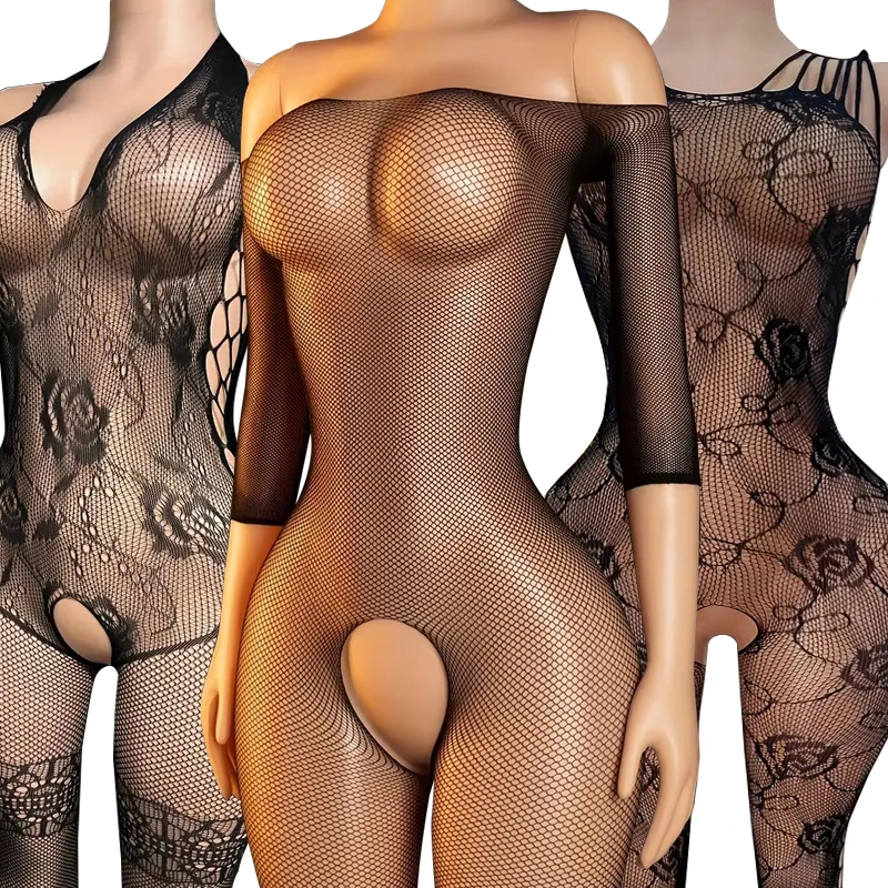 Summer Pajamas Sexiest Bodystocings Lingerie Women Crotchless See Through Transparent Sleepwear Mesh Stockings Babydoll Dress
Summer Pajamas Sexiest Bodystocings Lingerie Women Crotchless See Through Transparent Sleepwear Mesh Stockings Babydoll Dress
