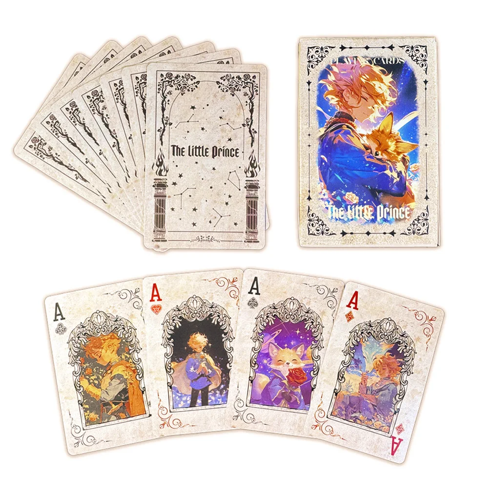 55pcs 57*88mm The Little Prince Playing Cards Vintage Anime Poker Deck Cute Board Game Cards for Collection Gift
55pcs 57*88mm The Little Prince Playing Cards Vintage Anime Poker Deck Cute Board Game Cards for Collection Gift