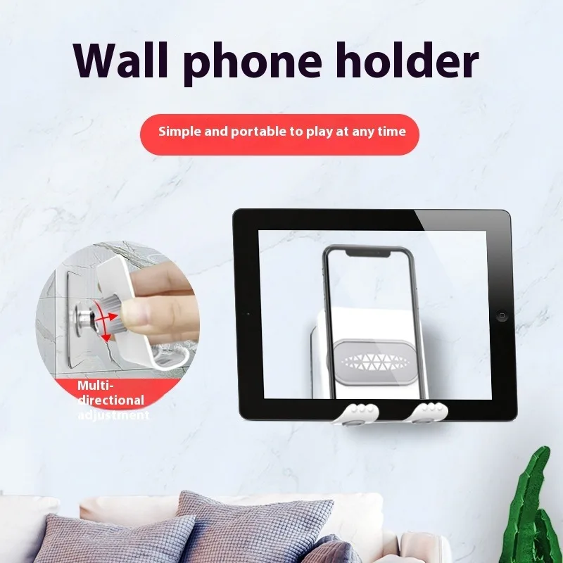 No Drill Wall Mount Phone Holder Adjustable Tablet Stand Desk Charging Station 360° Rotation Smartphone Bracket Bedside Office
No Drill Wall Mount Phone Holder Adjustable Tablet Stand Desk Charging Station 360° Rotation Smartphone Bracket Bedside Office
