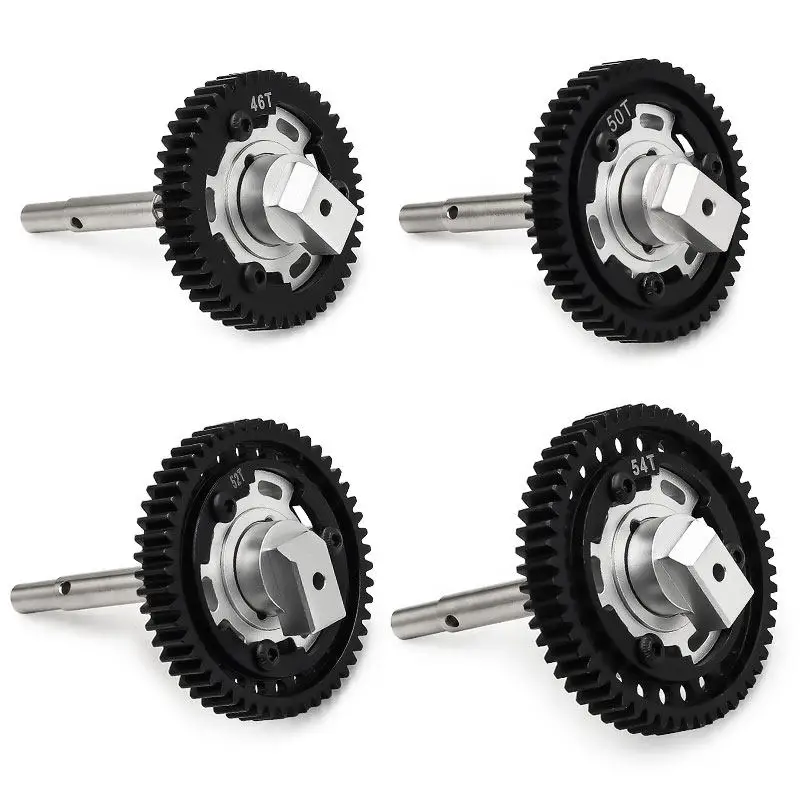 Комплект шестерен из алюминиевого сплава, детали для моделей автомобилей масштаба 1/5, увеличенные подшипники, для модификации X-MAXX 8S/XRT.
Комплект шестерен из алюминиевого сплава, детали для моделей автомобилей масштаба 1/5, увеличенные подшипники, для модификации X-MAXX 8S/XRT.