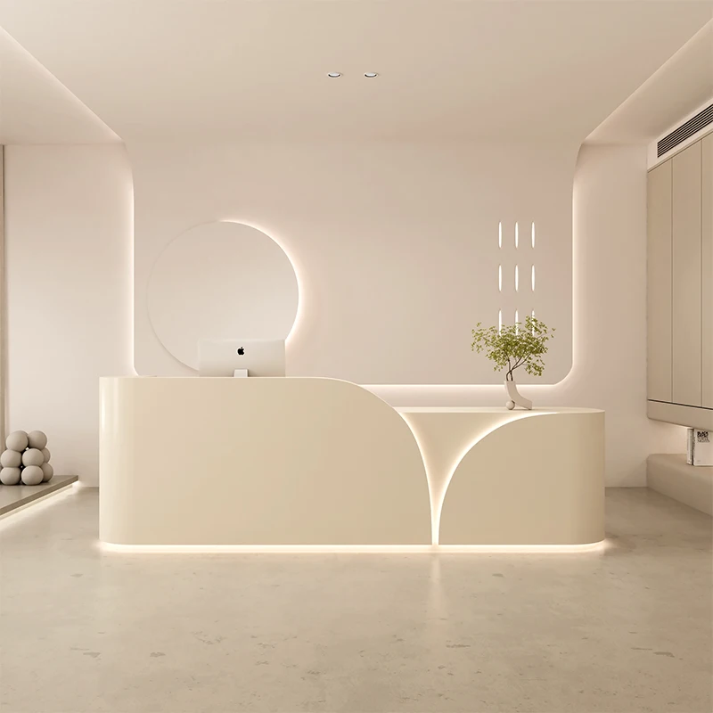 Shop Hotel Reception Desk Commercial Stand Executive Luxurious Modern Desk Massage Office Rezeption Desk Beauty Bar Furniture
Shop Hotel Reception Desk Commercial Stand Executive Luxurious Modern Desk Massage Office Rezeption Desk Beauty Bar Furniture