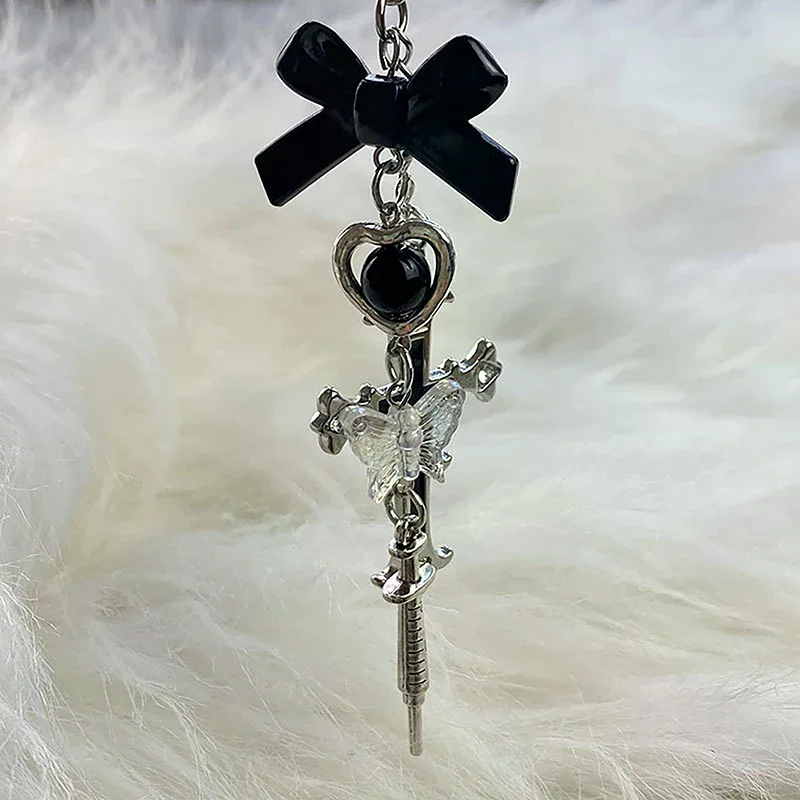 Black Punk Y2K Phone Pendant Chain Cool Girl Sweet Charm With Cross Butterfly Accessories For Phone Bag Lanyard Keychain
Black Punk Y2K Phone Pendant Chain Cool Girl Sweet Charm With Cross Butterfly Accessories For Phone Bag Lanyard Keychain