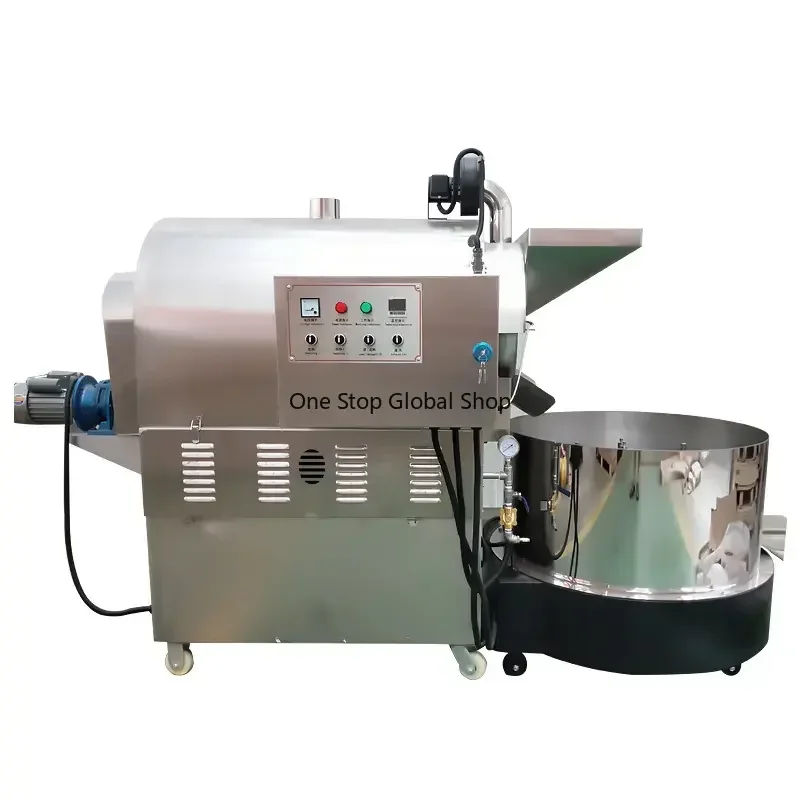 Commecrial Cereal/Nut/Cacao Beans Roaster Small Intelligent Constant Temperature Stainless Steel Frying Machine
Commecrial Cereal/Nut/Cacao Beans Roaster Small Intelligent Constant Temperature Stainless Steel Frying Machine