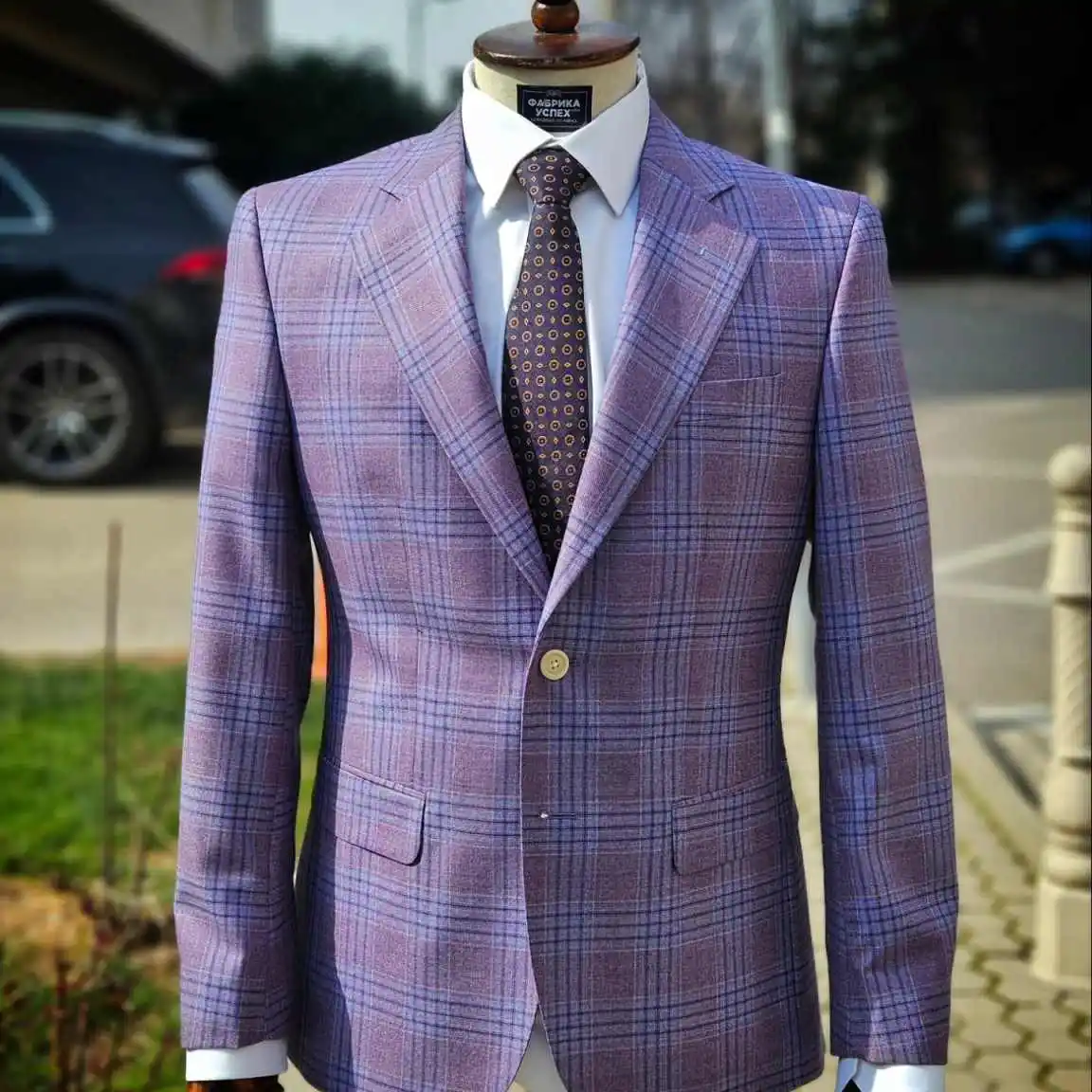 Gentleman One Coat Men Suits Stripe Coat Groom Business Suit Business Wedding Blazer Pants Prom Party Jacket Size Customized
Gentleman One Coat Men Suits Stripe Coat Groom Business Suit Business Wedding Blazer Pants Prom Party Jacket Size Customized