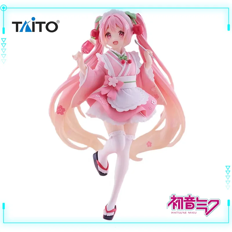 Taito оригинальная фигурка Сакура Мику Coreful, недавно нарисованная японский стиль, кафе Хацунэ Мику, 18 см, модель игрушки, фигурки, рождественские подарки
Taito оригинальная фигурка Сакура Мику Coreful, недавно нарисованная японский стиль, кафе Хацунэ Мику, 18 см, модель игрушки, фигурки, рождественские подарки
