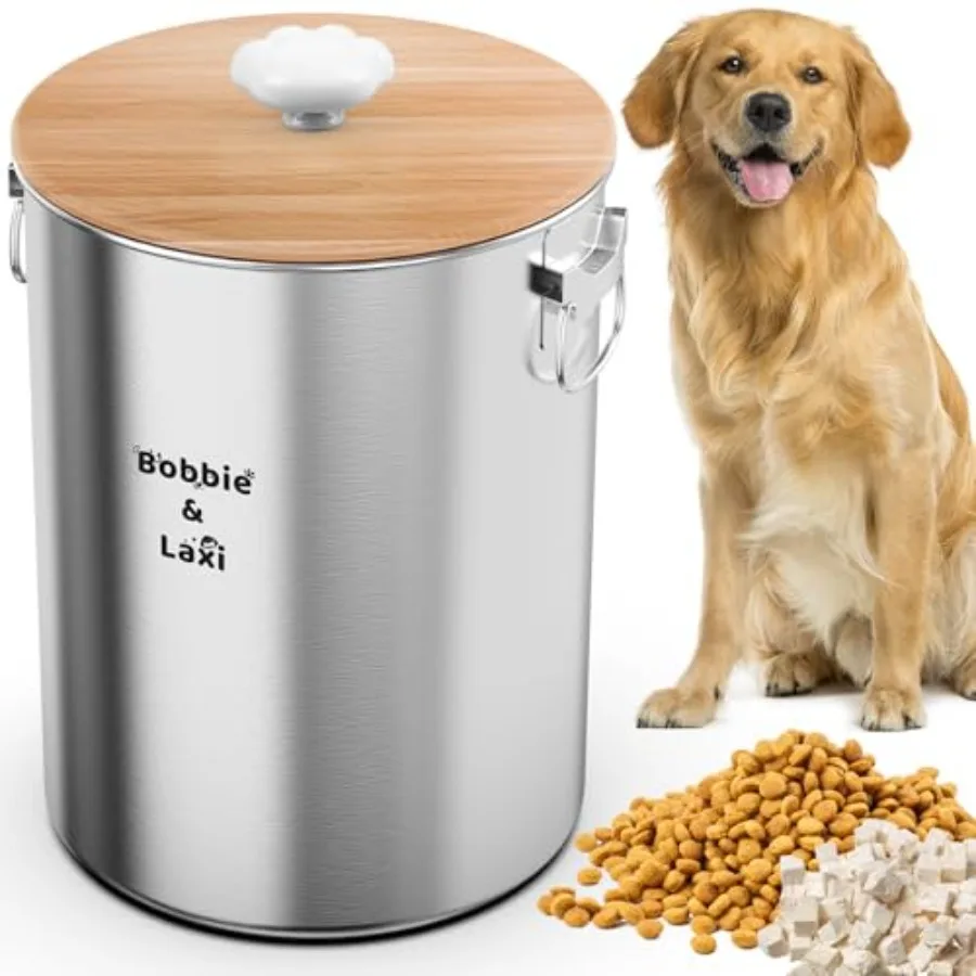 25 Lbs Large Stainless Steel Dog Food Storage Container with Lids Airtight to Keep Food Fresh Metal Pet Food Bin Claw Handle Ea
25 Lbs Large Stainless Steel Dog Food Storage Container with Lids Airtight to Keep Food Fresh Metal Pet Food Bin Claw Handle Ea