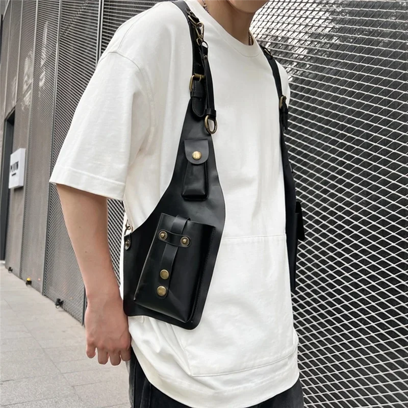 AC22-Retro Shoulder Bag Wallet Armpit Bag Steampunk Bicycle Motorcycle Portable Mobile Phone Tool Bag Easy To Use Black
AC22-Retro Shoulder Bag Wallet Armpit Bag Steampunk Bicycle Motorcycle Portable Mobile Phone Tool Bag Easy To Use Black