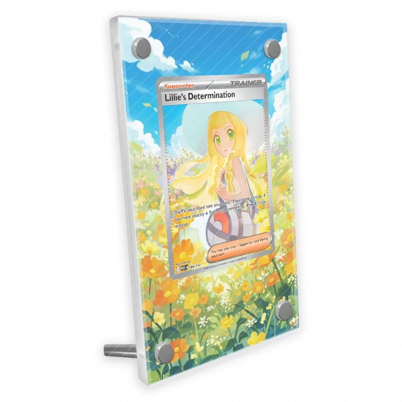 Art Display for Pokemon Cards Lillie Cobalion Anime Game Collection Expand Art Gifts Self Made Acrylic Protective Case Keychain
Art Display for Pokemon Cards Lillie Cobalion Anime Game Collection Expand Art Gifts Self Made Acrylic Protective Case Keychain