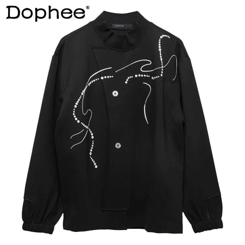 Trend Men's 2026 Spring New Personalized Art Embroidery Button Design Sweatshirts Men's Long Sleeve Half-high Collar Sportswears
Trend Men's 2026 Spring New Personalized Art Embroidery Button Design Sweatshirts Men's Long Sleeve Half-high Collar Sportswears