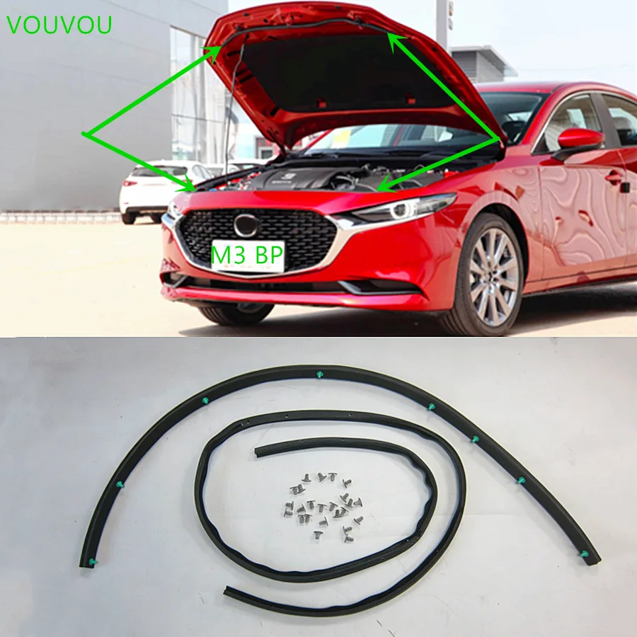 car accessories 56-750 body bonnet hood weatherstrip rubber seal for Mazda 3 BP 2019-2025 56-770
car accessories 56-750 body bonnet hood weatherstrip rubber seal for Mazda 3 BP 2019-2025 56-770