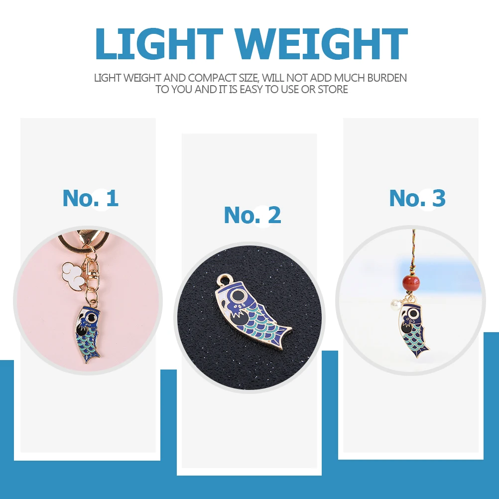 Japanese Style Carp Hanging Ornaments Alloy Pendant Charms Keychain Earrings Jewelry Accessories 10pcs
Japanese Style Carp Hanging Ornaments Alloy Pendant Charms Keychain Earrings Jewelry Accessories 10pcs