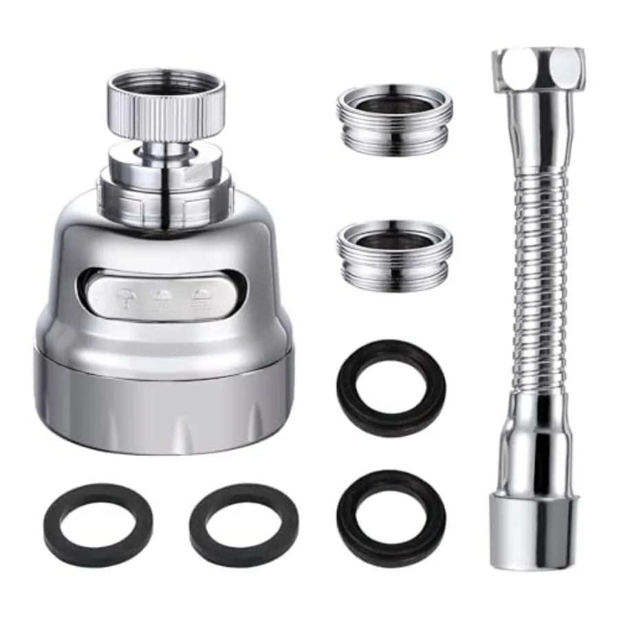 Kitchen Sink Faucet Sprayer Attachment, Movable Kitchen Tap Head 360° Rotatable, Anti-Splash Sink Sprayer Faucet Nozzle Head, W
Kitchen Sink Faucet Sprayer Attachment, Movable Kitchen Tap Head 360° Rotatable, Anti-Splash Sink Sprayer Faucet Nozzle Head, W