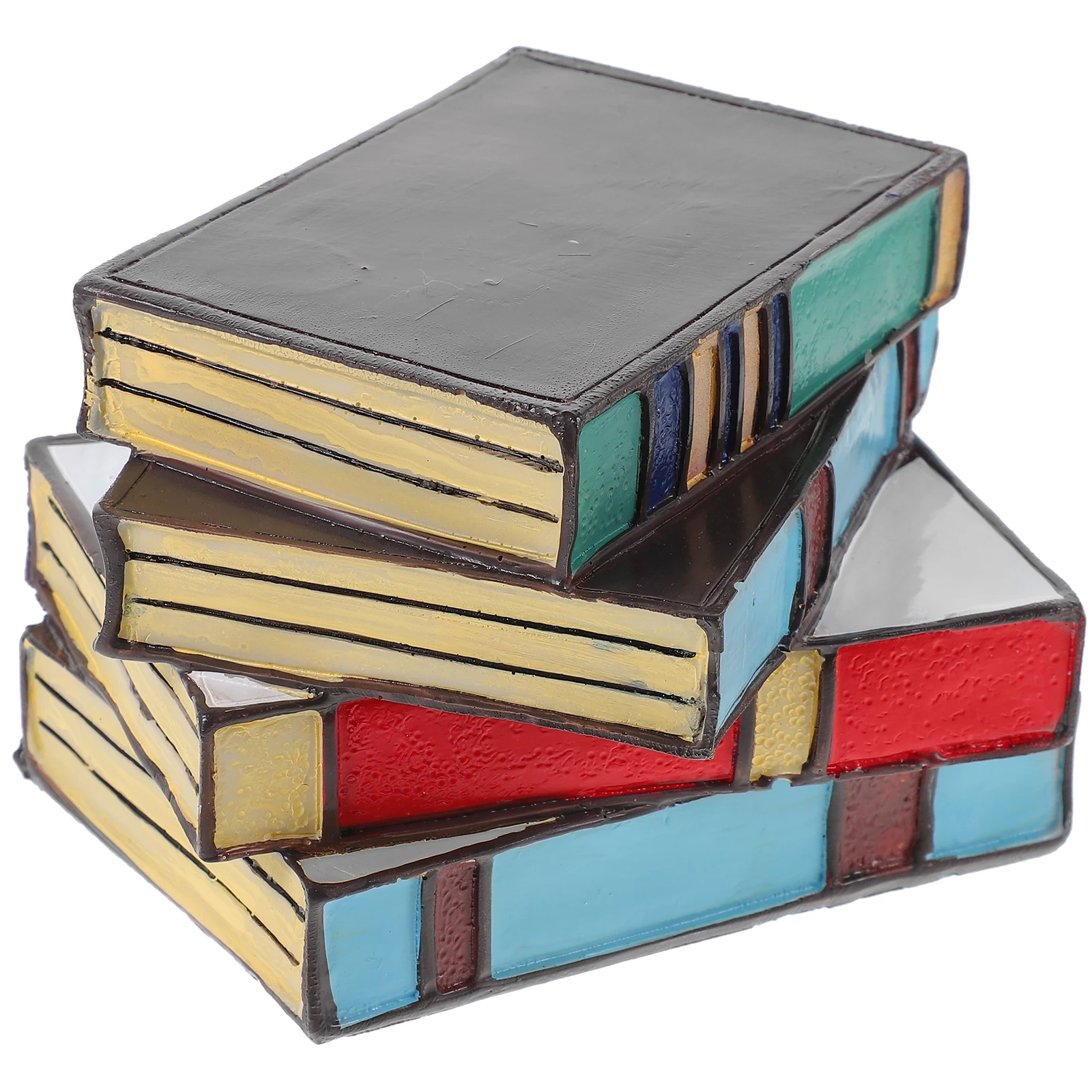 Stacked Stained Glass Table Lamp Vintage Desk Light Resin Bedside Decorative Books Lamp for Bedroom Living Room
Stacked Stained Glass Table Lamp Vintage Desk Light Resin Bedside Decorative Books Lamp for Bedroom Living Room