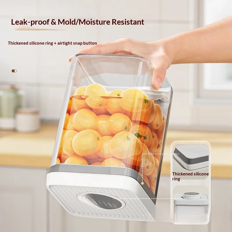 4-piece set of material-free, sealed plastic stackable kitchen storage boxes, grain dry grain storage boxes, and household stora
4-piece set of material-free, sealed plastic stackable kitchen storage boxes, grain dry grain storage boxes, and household stora