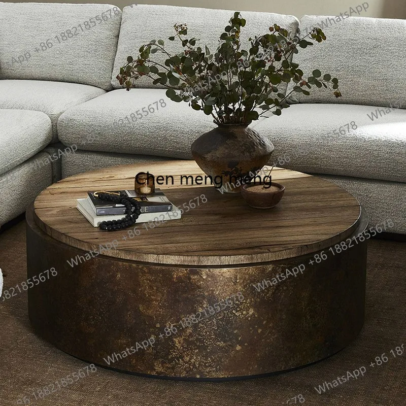 Средневековый журнальный столик, художественный чайный столик в дизайнерском стиле, круглый чайный столик из массива дерева B&B
Средневековый журнальный столик, художественный чайный столик в дизайнерском стиле, круглый чайный столик из массива дерева B&B