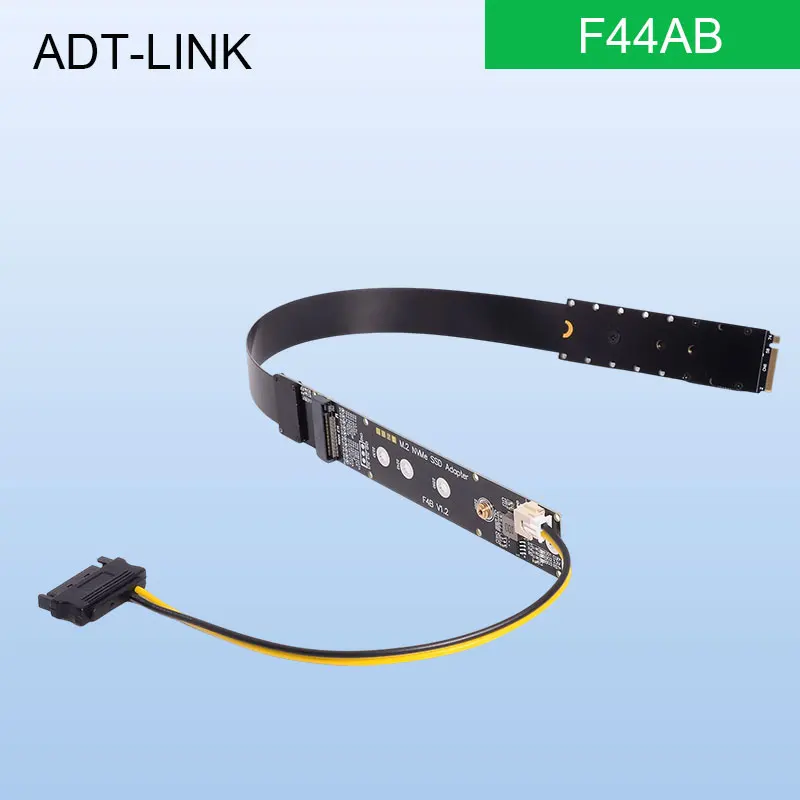 Удлинительный кабель-адаптер ADT-LINK, высокоскоростной, сверхмягкий, с низкими потерями, PCIe 5,0, M.2 NVMe SSD Gen5, 128 Гбит/с, совместимый с Gen3/Gen4
Удлинительный кабель-адаптер ADT-LINK, высокоскоростной, сверхмягкий, с низкими потерями, PCIe 5,0, M.2 NVMe SSD Gen5, 128 Гбит/с, совместимый с Gen3/Gen4