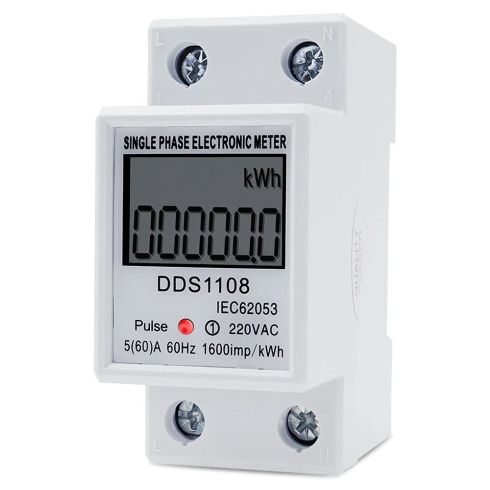 DIN Rail Energy Meter AC220V Energy Meter Accurate Measurement Compact Design Data Record-Keeping Billing Meter
DIN Rail Energy Meter AC220V Energy Meter Accurate Measurement Compact Design Data Record-Keeping Billing Meter