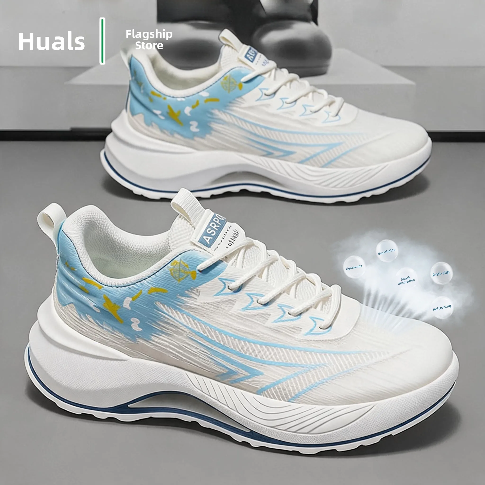 Men's Summer Breathable Mesh Sports Shoes Casual Running Shoes Thick Bottom Heightening White Old Dad Shoes Fashionable Low Top
Men's Summer Breathable Mesh Sports Shoes Casual Running Shoes Thick Bottom Heightening White Old Dad Shoes Fashionable Low Top