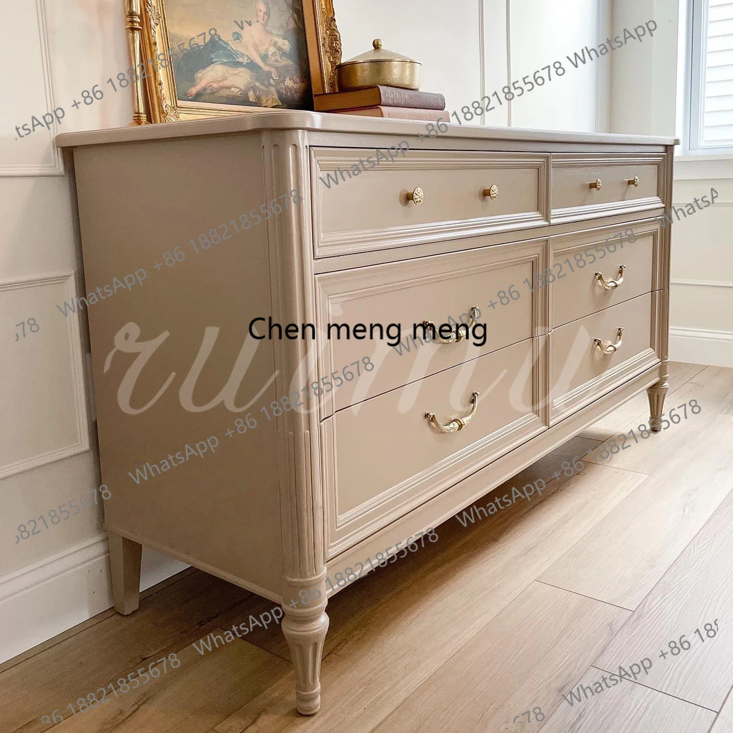 New arrive French simple solid wood chest cabinet household living room storage TV cabinet Nordic modern designer bedroom storag
New arrive French simple solid wood chest cabinet household living room storage TV cabinet Nordic modern designer bedroom storag