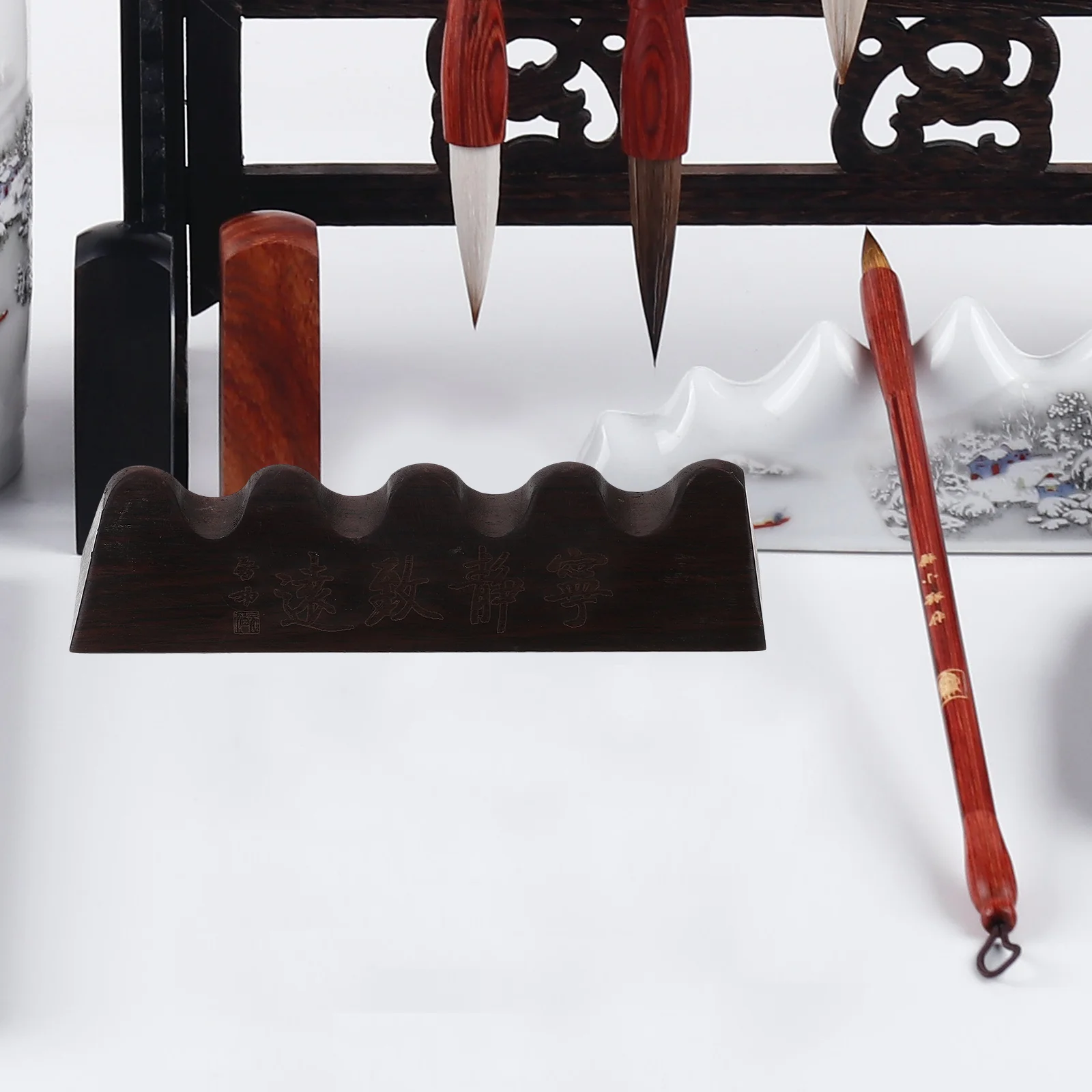 Home Calligraphy Brush Stand Writing Brush Support Holder Calligraphy Brush Holder chinese brush pen holder
Home Calligraphy Brush Stand Writing Brush Support Holder Calligraphy Brush Holder chinese brush pen holder