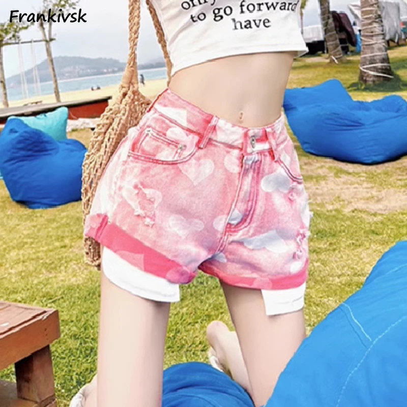Women Shorts Spicy Girls Hotsweet Trendy Summer Y2k Harajuku All-match Denim Thin Casual High Waist Korean Style Sexy Vintage
Women Shorts Spicy Girls Hotsweet Trendy Summer Y2k Harajuku All-match Denim Thin Casual High Waist Korean Style Sexy Vintage