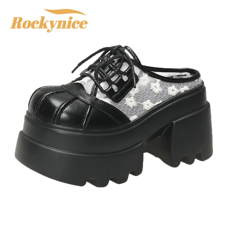 New Women's Platform Slip-On Sandals Thick Sole 10CM High Heels Summer Mesh Breathable Outdoor Walking Slippers Zapatos Mujer
New Women's Platform Slip-On Sandals Thick Sole 10CM High Heels Summer Mesh Breathable Outdoor Walking Slippers Zapatos Mujer