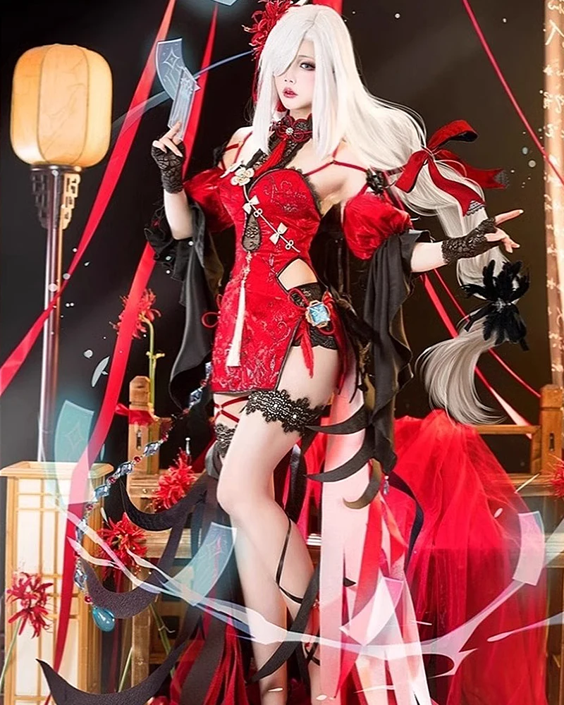 Stock Red Shenhe Frostflower Dew Новые наряды Фонарь Rite Косплей Костюм Genshin Impact Doujin Платье Хэллоуин Рождественский костюм для вечеринки
Stock Red Shenhe Frostflower Dew Новые наряды Фонарь Rite Косплей Костюм Genshin Impact Doujin Платье Хэллоуин Рождественский костюм для вечеринки