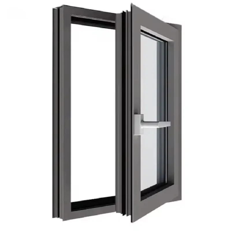 Modern waterproof high impact resistance black aluminum alloy thin villa doors and windows
Modern waterproof high impact resistance black aluminum alloy thin villa doors and windows