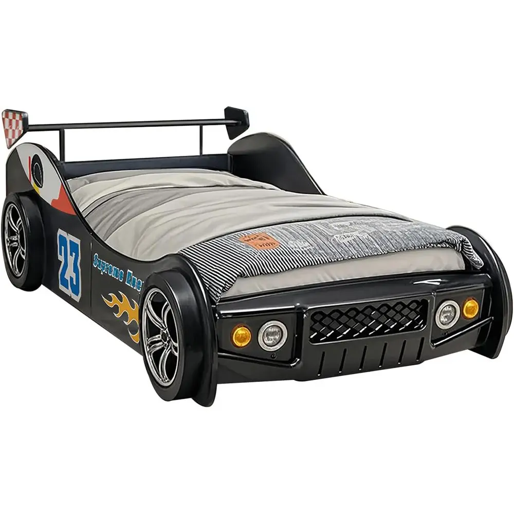 Wooden Race Car-Themed Platform Bed with LED Lights for Kids, Suitable for Toddlers to Teens, Black
Wooden Race Car-Themed Platform Bed with LED Lights for Kids, Suitable for Toddlers to Teens, Black