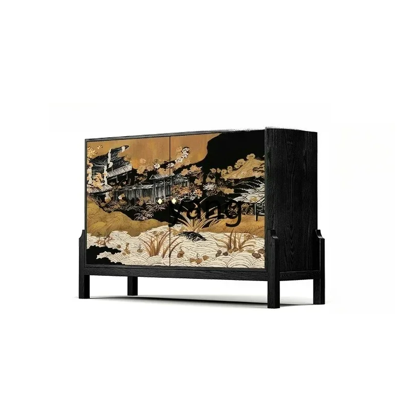 LTT living room retro solid wood dining side cabinet integrated entrance cabinet against the wall bedroom tall cabinet
LTT living room retro solid wood dining side cabinet integrated entrance cabinet against the wall bedroom tall cabinet
