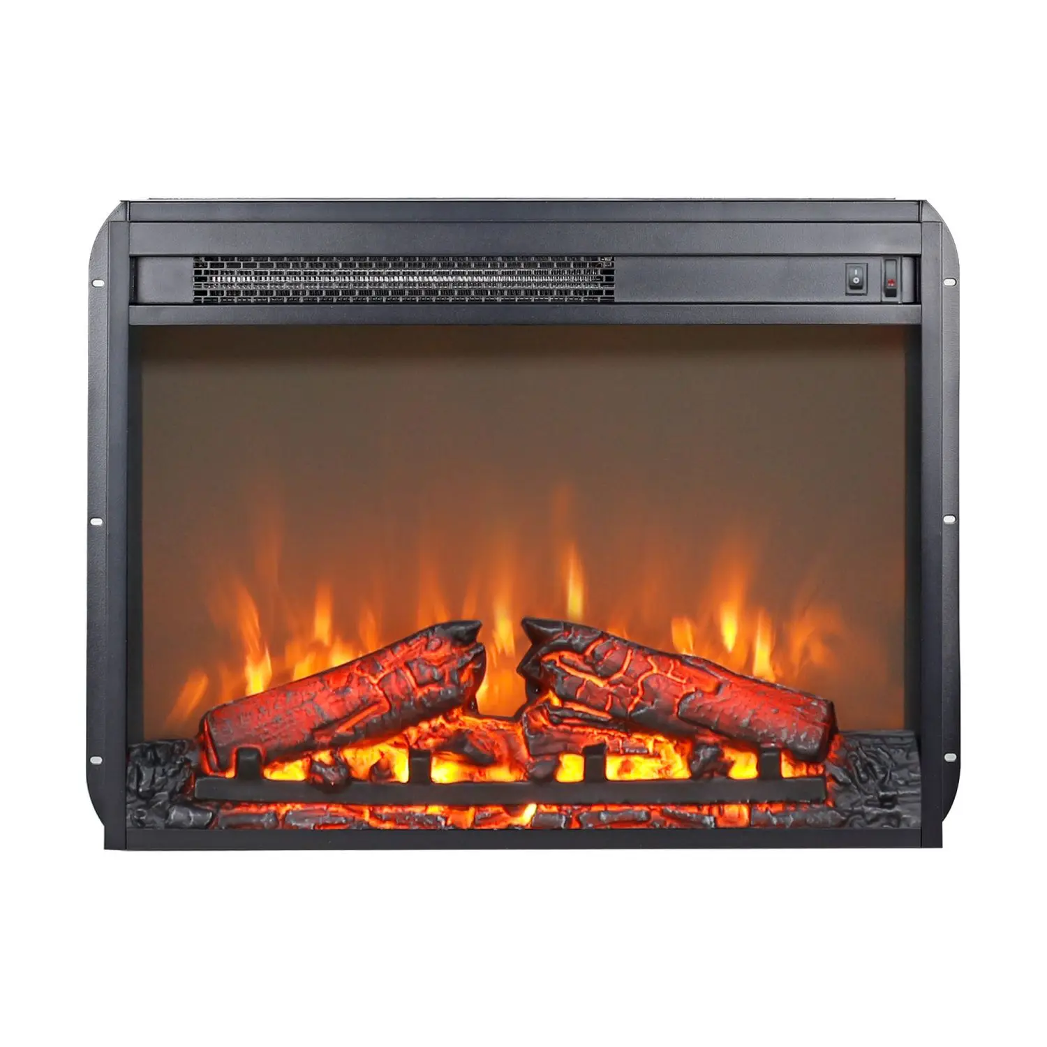 23 Inch Electric Fireplace Insert Heater with Realistic Flame & Log Set Overheating Protection No Control Needed
23 Inch Electric Fireplace Insert Heater with Realistic Flame & Log Set Overheating Protection No Control Needed