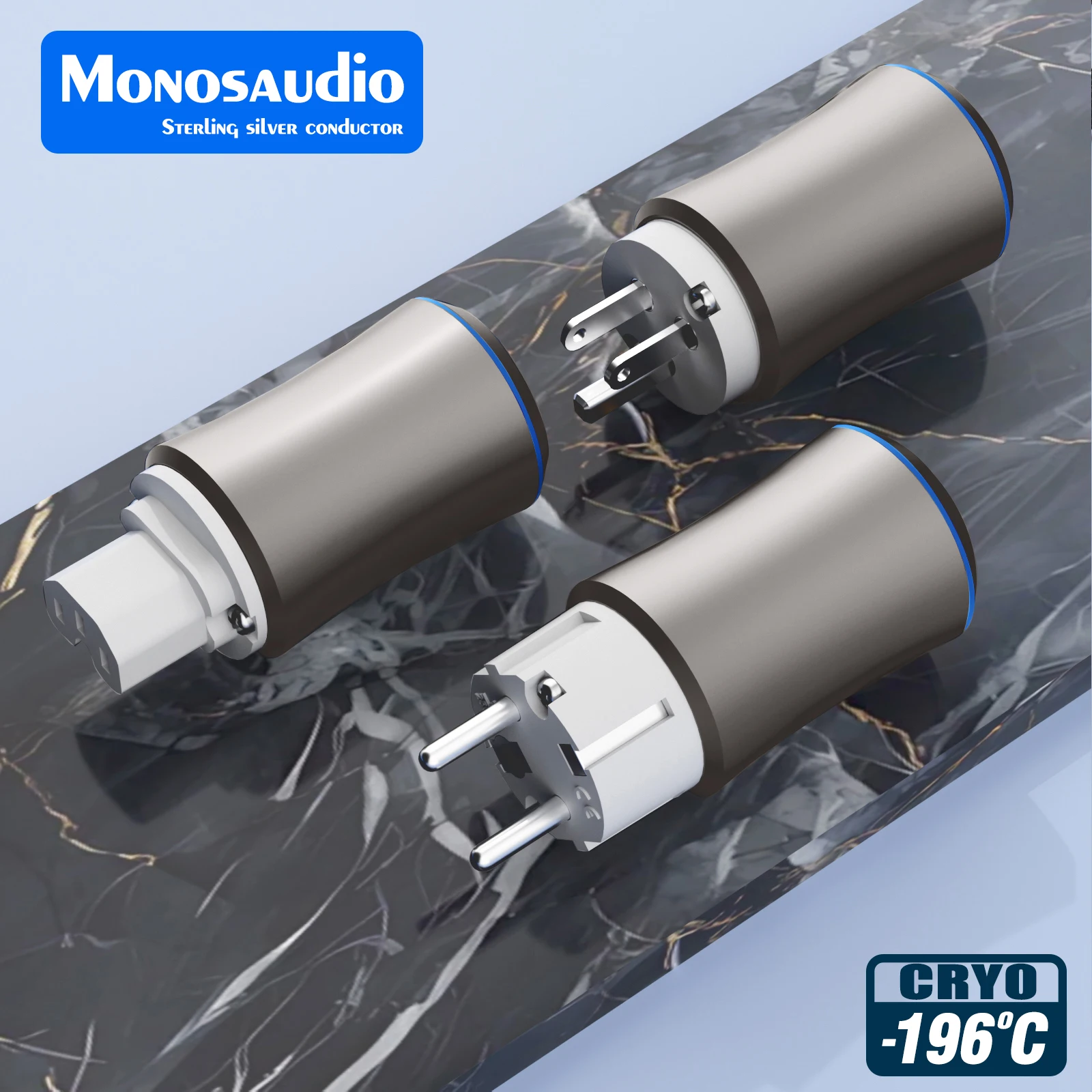 Monosaudio EMF110Ag Series Solid Pure Silver HiFi AC Power Plugs and Sockets High-End Power Connectors with Cryogenically
Monosaudio EMF110Ag Series Solid Pure Silver HiFi AC Power Plugs and Sockets High-End Power Connectors with Cryogenically
