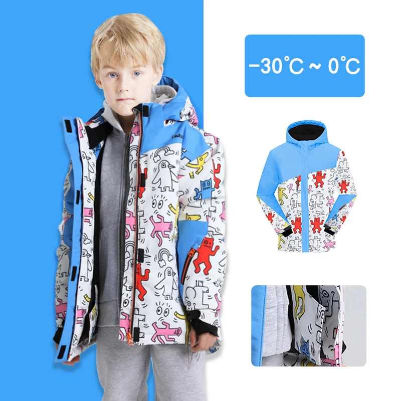 Winter Kids Ski Snowboard Waterproof Windproof Jackets Children's Snow Coat Pants Boys Skiing Suits Sets for Girls
Winter Kids Ski Snowboard Waterproof Windproof Jackets Children's Snow Coat Pants Boys Skiing Suits Sets for Girls