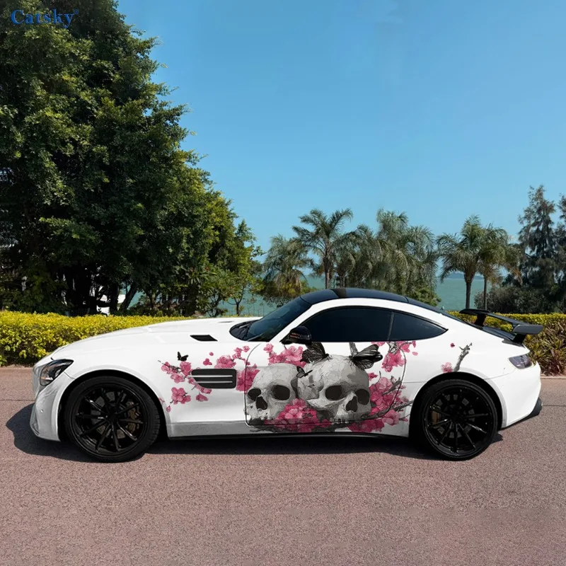 Exotic Colorful Skull Flower Car Vinyl Wraps Decal Self-adhesive PVC Sticker Suitable for Trucks SUV Decor Auto Accessories Gift
Exotic Colorful Skull Flower Car Vinyl Wraps Decal Self-adhesive PVC Sticker Suitable for Trucks SUV Decor Auto Accessories Gift