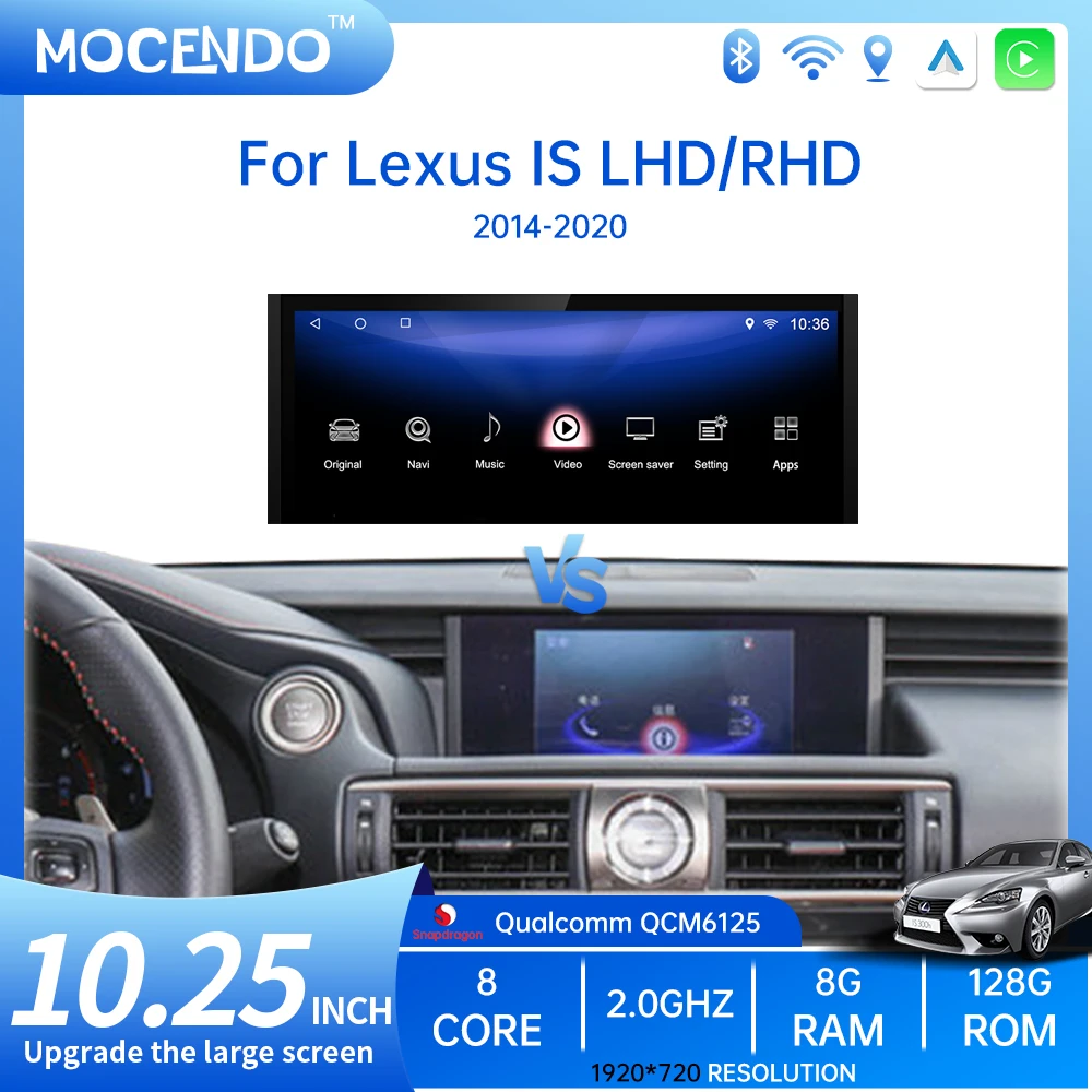 10,25-дюймовый автомобильный радиоприемник Android 13 с двойной системой для LEXUS IS 2014 2015 2016 2017-2020, мультимедийный плеер, GPS-накопитель, панель переменного тока Carplay
10,25-дюймовый автомобильный радиоприемник Android 13 с двойной системой для LEXUS IS 2014 2015 2016 2017-2020, мультимедийный плеер, GPS-накопитель, панель переменного тока Carplay