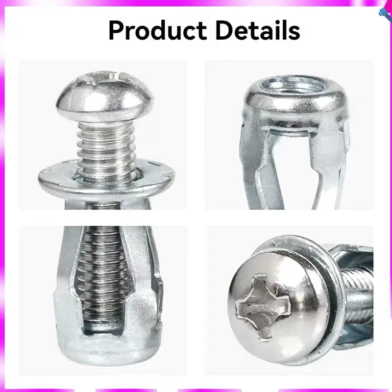 N96R 60PCS Jack Nut Expansion Rivets Nut Screw Bolt M4 M5 M6 Kit Kit For Hollow Wall Iron Skin Clamp Petal Shape Anchors Plugs
N96R 60PCS Jack Nut Expansion Rivets Nut Screw Bolt M4 M5 M6 Kit Kit For Hollow Wall Iron Skin Clamp Petal Shape Anchors Plugs