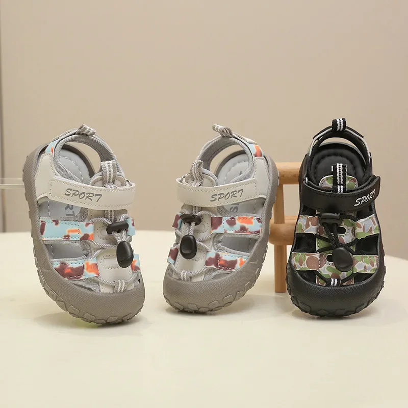 Boys Running Shoes Toes Capped Kids Sports Sandals Pull Rope Comfortable 2025 Summer New Children Beach Shoes Camouflage Soft
Boys Running Shoes Toes Capped Kids Sports Sandals Pull Rope Comfortable 2025 Summer New Children Beach Shoes Camouflage Soft