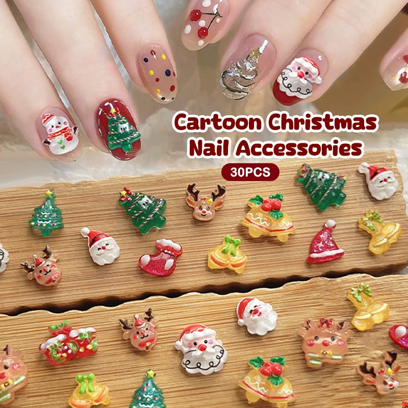 30 Pcs Cute Mini Resin Cartoon Christmas Decorations Flatback Ornament Jewelry Making Manicure Hairwear Accessories
30 Pcs Cute Mini Resin Cartoon Christmas Decorations Flatback Ornament Jewelry Making Manicure Hairwear Accessories