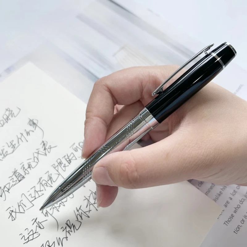 Luxury Premium Texture Metal Ballpoint Pen Black 0.5mm Business High-end Office Study Practice Stationery Gel Pen Birthday Gift
Luxury Premium Texture Metal Ballpoint Pen Black 0.5mm Business High-end Office Study Practice Stationery Gel Pen Birthday Gift